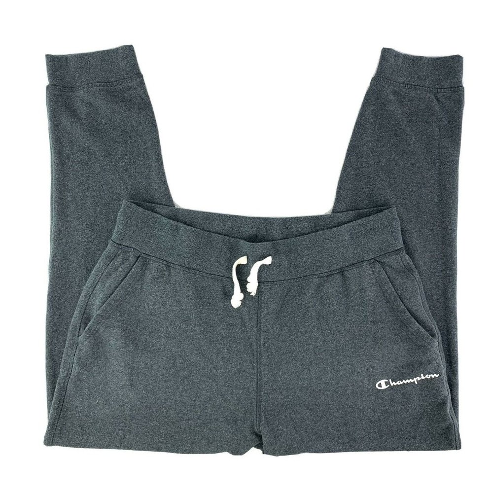 Champion Jogger Sweatpants Mens XL Blue/Gray 30”